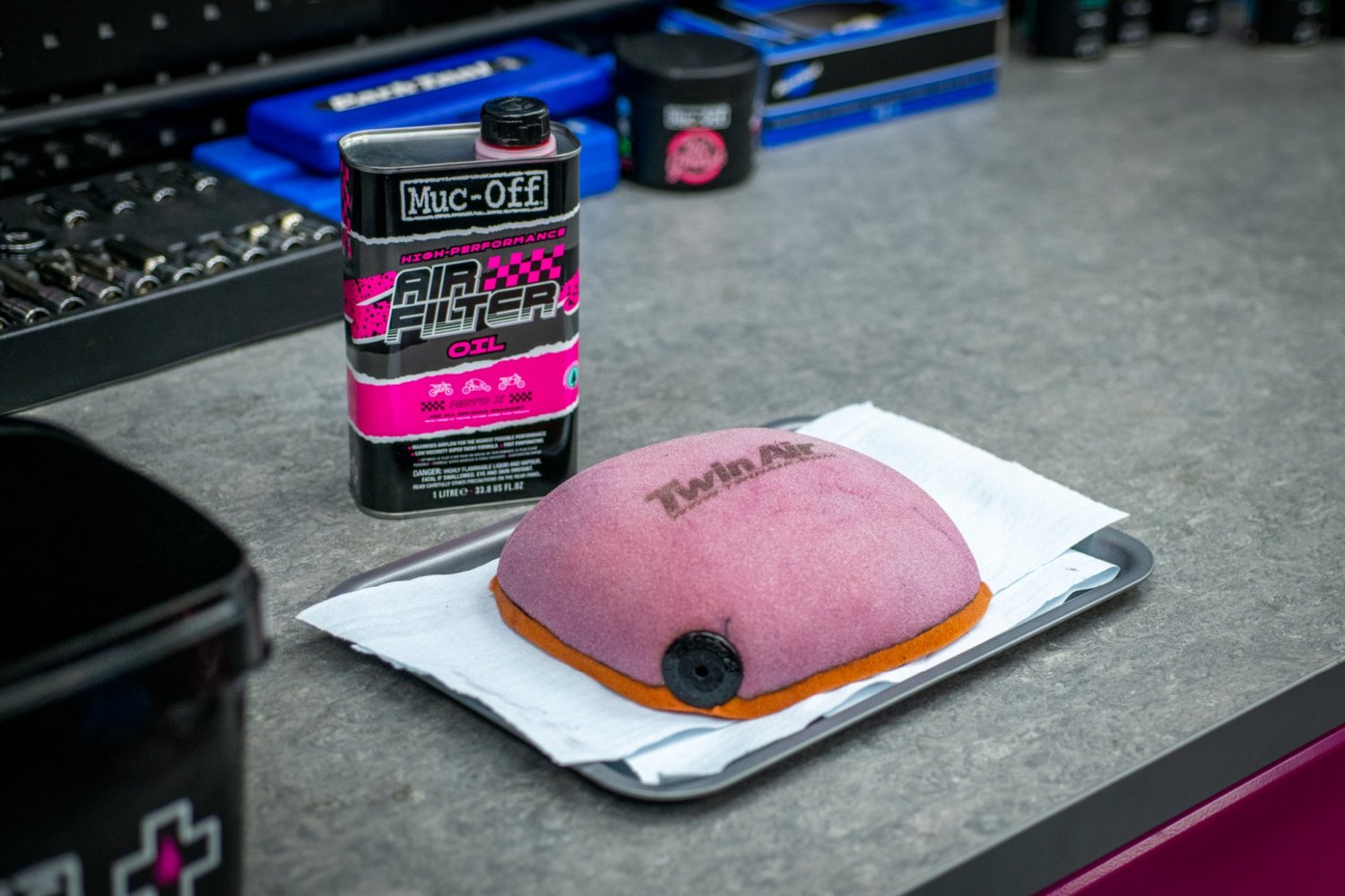 MUC-OFF Motorcycle Air Filter Oil 1L
