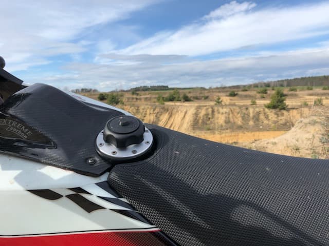 AJP PR7 High Fuel Filler Neck with Acerbis Cap