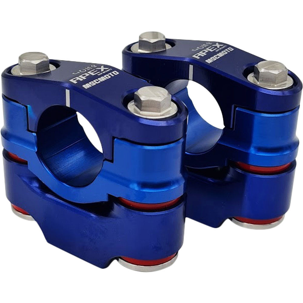 Apex Anti Vibration Bar Mounts Blue