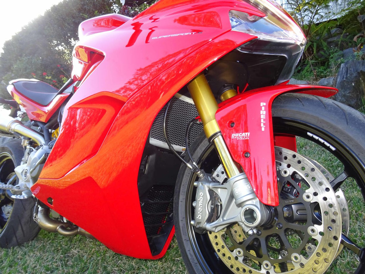 Ducati SuperSport / S 17-23 Radiator Guard & Oil Cooler Set