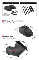 RhinoWalk Rackless Pannier Saddle Bags
