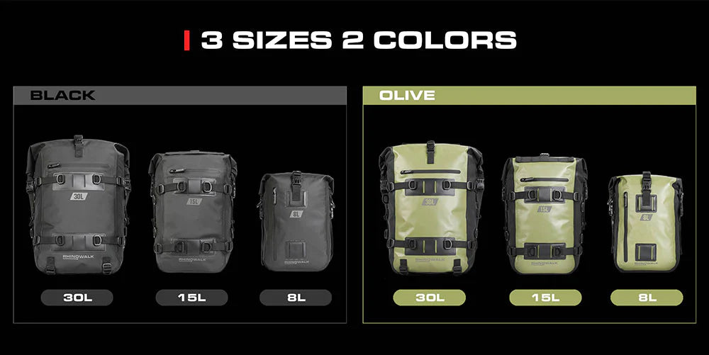 Rhinowalk 8L ADV Pannier & Rear Bag