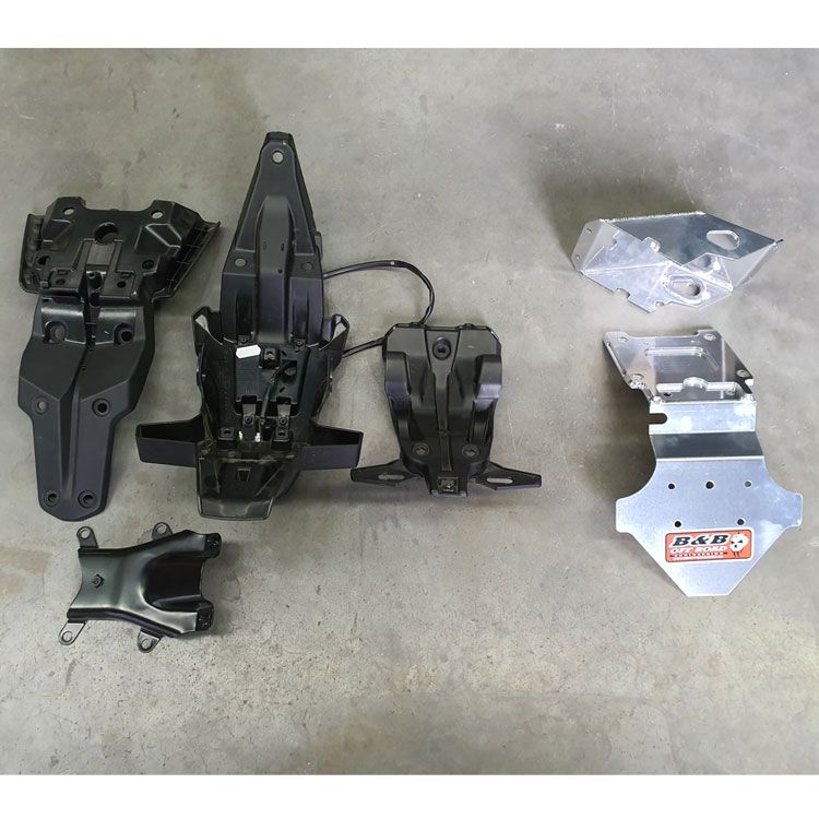 Tail Tidy Number Plate Holder Yamaha XTZ690/ T700 Tenere 19-21 | Euro 5 22-25 | World Raid 22-24