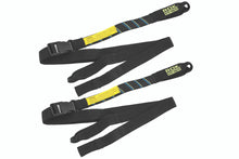 Load image into Gallery viewer, Rok Straps - Motorcycle adjustable stretch strap (Pair) Black