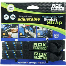 Load image into Gallery viewer, Rok Straps - Motorcycle adjustable stretch strap (Pair)