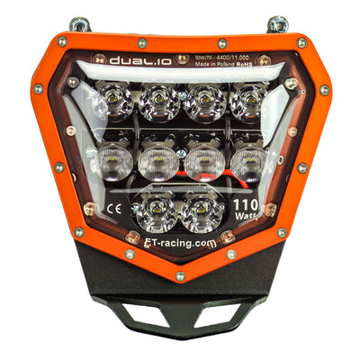 Dual.10 headlight for KTM 150-500cc 2014-2022 EXC TPI/ EXC-F/XC/XC-F