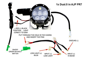 Dual.5 Headlight for AJP PR7
