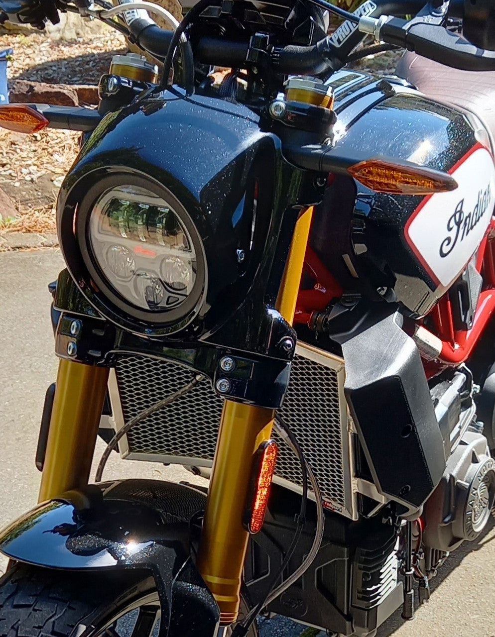 Indian FTR 1200 / S / Rally / R Carbon 2019-2025 Radiator Guard & Oil Guard Set
