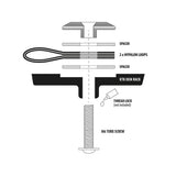 Kriega OS Rack Loops for KTM 1090 1190 1290